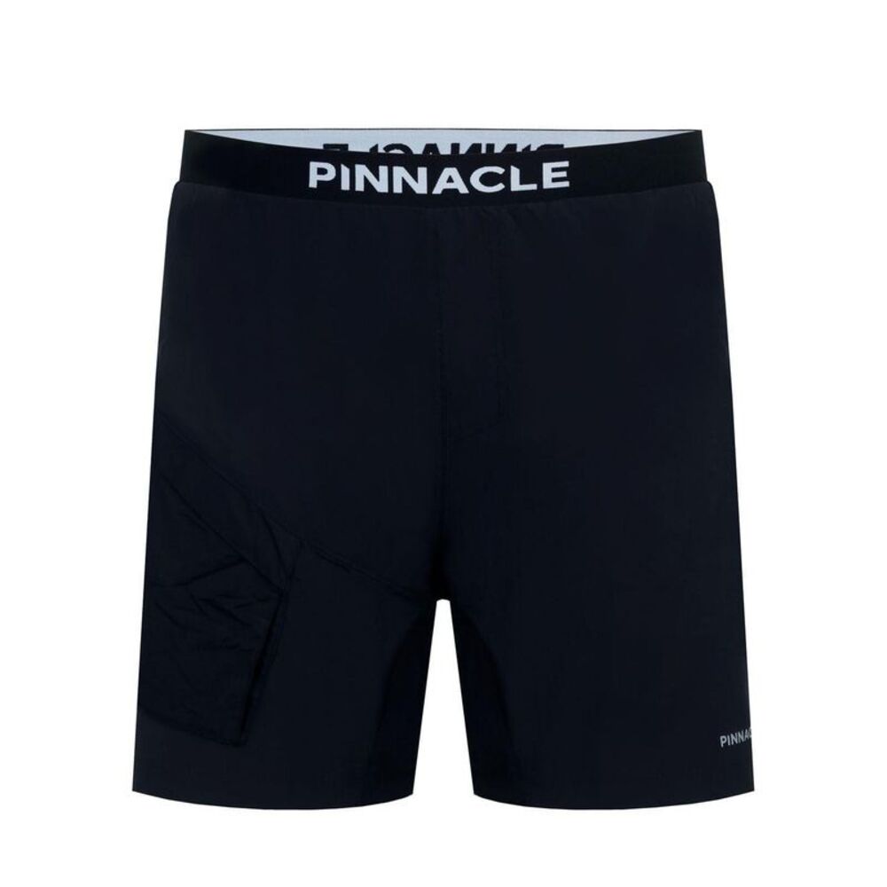 Pinnacle Mens 2 in 1 Cycling Shorts / Black